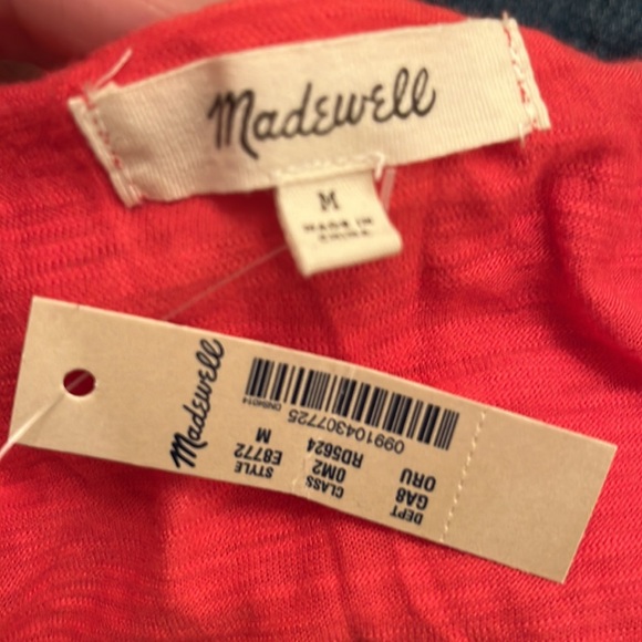 NWT MADEWELL Anthem' Scoop Neck Tank - Picture 3 of 3
